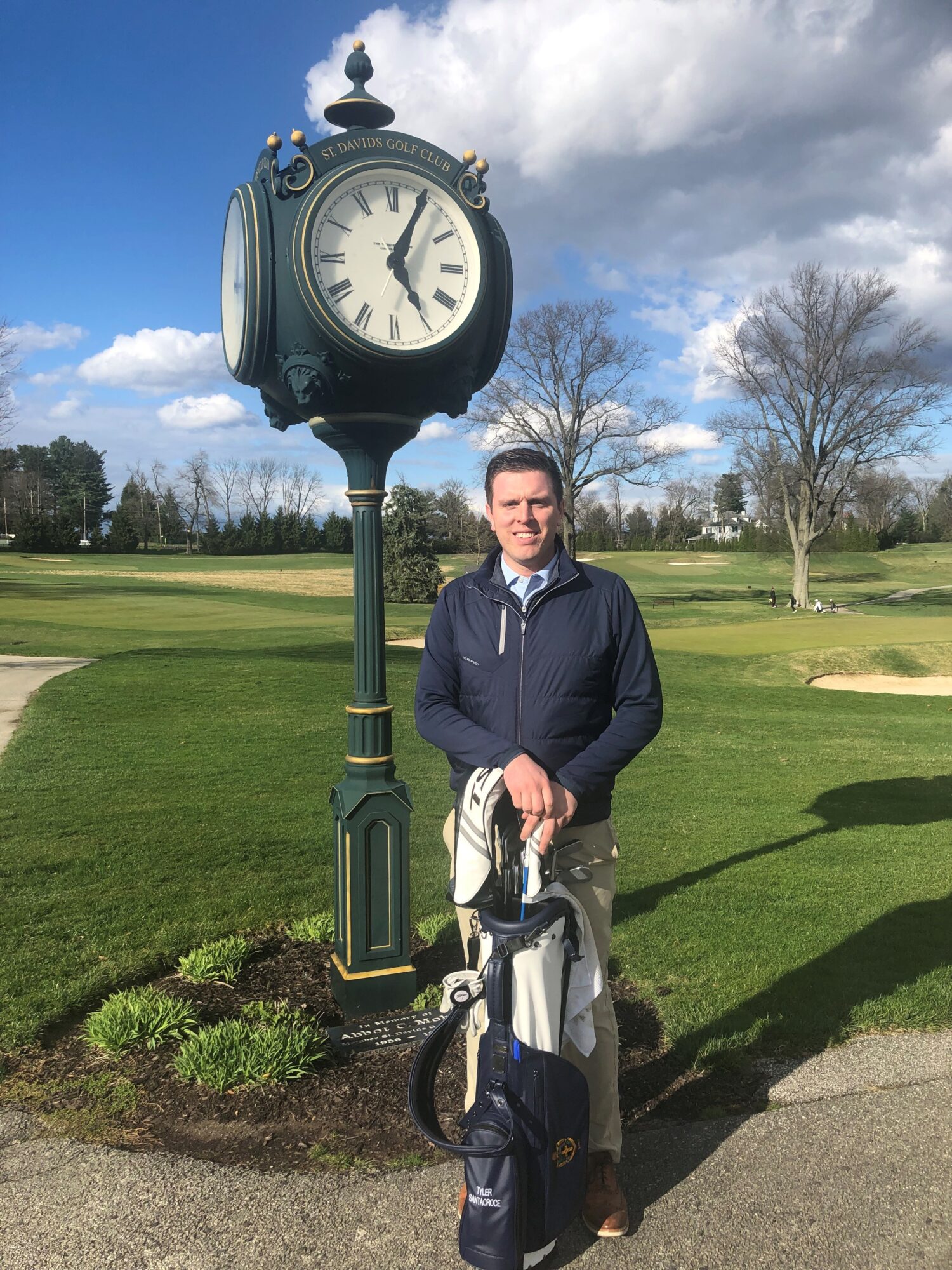 PAYING IT FORWARD: OUIMET ALUMNUS TYLER SANTACROCE BELIEVES IN THE POWER OF GOLF